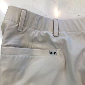 UNDER ARMOUR Mens HeatGear 4 Pocket Golf Pants Light Stone Color SZ 42/30